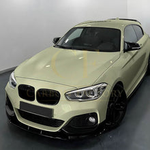 Load image into Gallery viewer, P Style Gloss Black Front Splitter for BMW F20 F21 1 Series LCI M Sport 15-19
