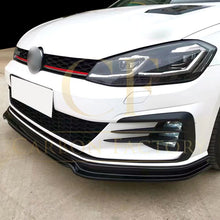 Load image into Gallery viewer, RZ Style Gloss Black Front Splitter for VW Golf MK7 R-LINE / R 13-16
