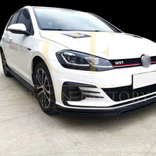 Load image into Gallery viewer, RZ Style Gloss Black Front Splitter for VW Golf MK7 R-LINE / R 13-16
