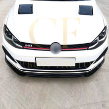 Load image into Gallery viewer, RZ Style Gloss Black Front Splitter for VW Golf MK7 R-LINE / R 13-16
