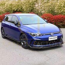 Load image into Gallery viewer, RZ Style Gloss Black Front Splitter for VW Golf MK8 GTI / R-LINE 21-23
