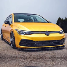 Load image into Gallery viewer, Style 2 Gloss Black Front Splitter for VW Golf MK8 21-23
