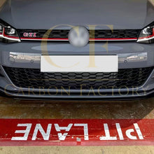 Load image into Gallery viewer, TCR Style Gloss Black Front Splitter for VW Golf MK7.5 GTI 17-20
