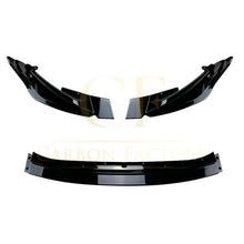 Load image into Gallery viewer, V Style Gloss Black Front Splitter 3 Pieces for BMW G80 M3 G82 G83 M4 21-Present
