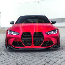 Load image into Gallery viewer, V Style Gloss Black Front Splitter 3 Pieces for BMW G80 M3 G82 G83 M4 21-Present
