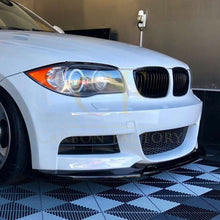 Load image into Gallery viewer, V Style Gloss Black Front Splitter for BMW 1 Series E82 E88 2007-2013
