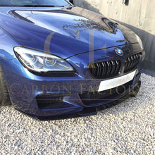 Load image into Gallery viewer, V Style Gloss Black Front Splitter for BMW 6 Series F06 F12 F13 M Sport 11-18
