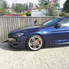 Load image into Gallery viewer, V Style Gloss Black Front Splitter for BMW 6 Series F06 F12 F13 M Sport 11-18
