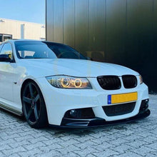 Load image into Gallery viewer, V Style Gloss Black Front Splitter for BMW E90 3 Series LCI 09-12
