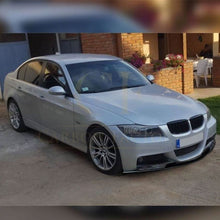 Load image into Gallery viewer, V Style Gloss Black Front Splitter for BMW E90 3 Series Pre-LCI 05-08
