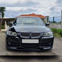 Load image into Gallery viewer, V Style Gloss Black Front Splitter for BMW E90 3 Series Pre-LCI 05-08
