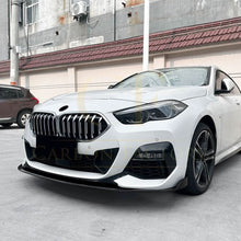 Load image into Gallery viewer, V Style Gloss Black Front Splitter for BMW F44 2 Series 4 Door 20-Present
