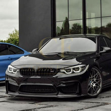 Load image into Gallery viewer, V Style Gloss Black Front Splitter for BMW F80 M3 F82 F83 M4 14-20
