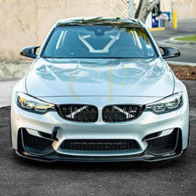 Load image into Gallery viewer, V Style Gloss Black Front Splitter for BMW F80 M3 F82 F83 M4 14-20
