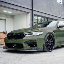 Load image into Gallery viewer, V Style Gloss Black Front Splitter for BMW F90 M5 21-24
