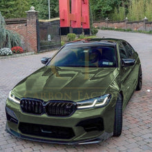 Load image into Gallery viewer, V Style Gloss Black Front Splitter for BMW F90 M5 21-24

