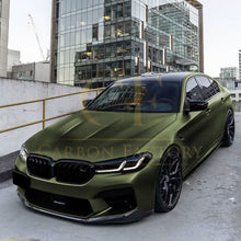 Load image into Gallery viewer, V Style Gloss Black Front Splitter for BMW F90 M5 21-24
