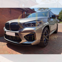 Load image into Gallery viewer, V Style Gloss Black Front Splitter for BMW F97 X3M F98 X4M 18-21
