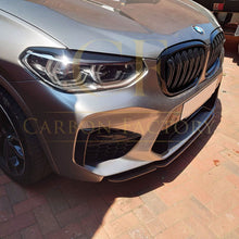 Load image into Gallery viewer, V Style Gloss Black Front Splitter for BMW F97 X3M F98 X4M 18-21
