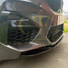 Load image into Gallery viewer, V Style Gloss Black Front Splitter for BMW F97 X3M F98 X4M 18-21
