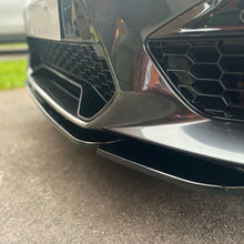 Load image into Gallery viewer, V Style Gloss Black Front Splitter for BMW F97 X3M F98 X4M 18-21
