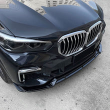 Load image into Gallery viewer, V Style Gloss Black Front Splitter for BMW G05 X5 Pre-LCI 19-22
