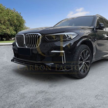 Load image into Gallery viewer, V Style Gloss Black Front Splitter for BMW G05 X5 Pre-LCI 19-22
