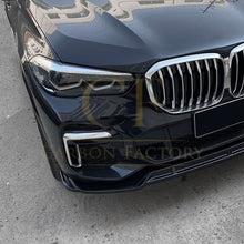 Load image into Gallery viewer, V Style Gloss Black Front Splitter for BMW G05 X5 Pre-LCI 19-22
