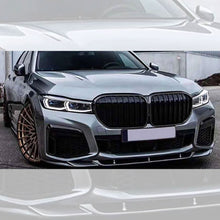 Load image into Gallery viewer, V Style Gloss Black Front Splitter for BMW G11 G12 7 Series LCI 20-23
