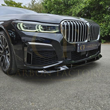 Load image into Gallery viewer, V Style Gloss Black Front Splitter for BMW G11 G12 7 Series LCI 20-23
