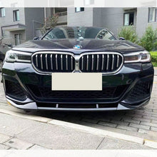 Load image into Gallery viewer, V Style Gloss Black Front Splitter for BMW G30 G31 5 Series LCI 21-24
