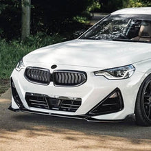 Load image into Gallery viewer, V Style Gloss Black Front Splitter for BMW G42 2 Series Coupe 21-Present
