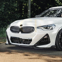 Load image into Gallery viewer, V Style Gloss Black Front Splitter for BMW G42 2 Series Coupe 21-Present
