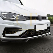 Load image into Gallery viewer, V Style Gloss Black Front Splitter for VW Golf MK7 MK7.5 GTI / R 13-20
