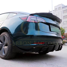 Load image into Gallery viewer, Competition Style Gloss Black Boot Spoiler for Tesla Model 3 16-23
