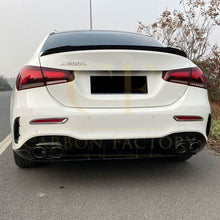 Load image into Gallery viewer, V Style Gloss Black Boot Spoiler for Mercedes Benz W177 A Class Saloon 18-25
