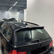 Load image into Gallery viewer, V Style Gloss Black Roof Spoiler for BMW E91 Estate 3 Series 05-13
