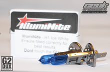 Load image into Gallery viewer, IllumiNite H1 Ice White Main Beam Bulb Upgrade – 6500K Bright White (448 | P14.5s)
