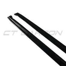 Load image into Gallery viewer, BMW X5 2014-2018 F15 GLOSS BLACK FULL LENGTH SIDE SKIRTS
