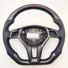 Load image into Gallery viewer, Mercedes C Class W204 Custom Carbon Fibre Steering Wheel (2011 - 2014 Models W204 facelift)
