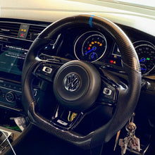 Load image into Gallery viewer, Volkswagen Golf MK7 / MK7.5 GTI / GTD / R-Line / R Carbon Fibre Steering Wheel (CUSTOM / 2013 - 2020 Models)
