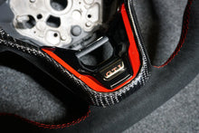 Load image into Gallery viewer, Volkswagen Golf MK8 Bespoke Custom Alcantara / Leather Steering Wheel (CUSTOM /  GTI / GTD / R-Line / R 2020+ Models)
