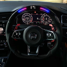 Load image into Gallery viewer, Volkswagen Polo AW MK6 GTI / R Line LED Display Carbon Fibre Steering Wheel (LED CUSTOM / 2018+ Models)
