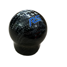 Load image into Gallery viewer, Genuine Carbon Fibre Gear Knob with RS Logo – Fits Most Ford Models
