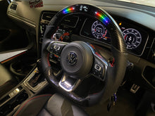 Load image into Gallery viewer, Volkswagen Golf MK7 / MK7.5 GTI / R LED Display Carbon Fibre Steering Wheel (LED CUSTOM / 2013 - 2020 Models)
