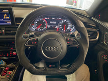 Load image into Gallery viewer, Audi A6 / S6 / RS6 C7 Carbon Fibre Custom Steering Wheel (2013 - 2018 Models)
