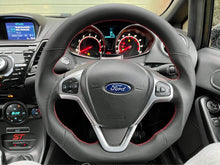 Load image into Gallery viewer, Ford Fiesta Full Leather / Alcantara Custom Steering Wheel (MK7 / MK7.5 - 2009 to 2017)
