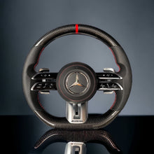 Load image into Gallery viewer, Mercedes Benz E Class Custom Carbon Fibre Steering Wheel (2022+ Models W214 +OTHER)
