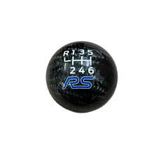 Load image into Gallery viewer, Genuine Carbon Fibre Gear Knob with RS Logo – Fits Most Ford Models
