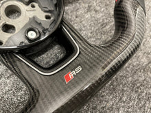 Load image into Gallery viewer, Audi A4 / S4 / RS4 B9 Carbon Fibre Custom Steering Wheel (2017+)
